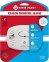 First Alert 1039718 Carbon Monoxide Alarm, 85 dB, Alarm: Audio, Electrochemical Sensor, White