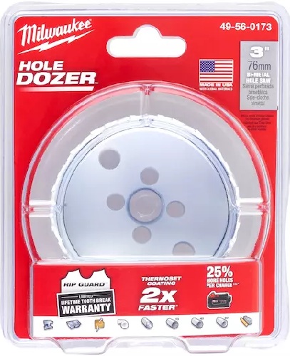 3" HOLE DOZER Bi-Metal Hole Saw