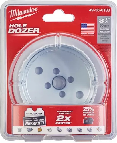 3-1/4" HOLE DOZER Bi-Metal Hole Saw
