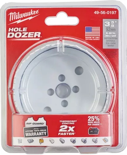 3-5/8" HOLE DOZER Bi-Metal Hole Saw