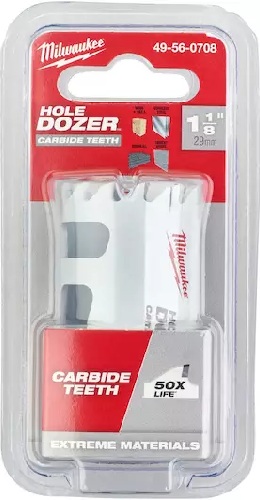 1-1/8" HOLE DOZER with Carbide Teeth Hole Saw