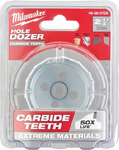 2-1/4" HOLE DOZER with Carbide Teeth Hole Saw