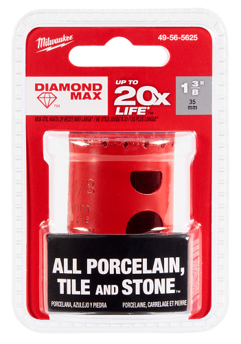 1-3/8" DIAMOND MAX Diamond Grit Hole Saw