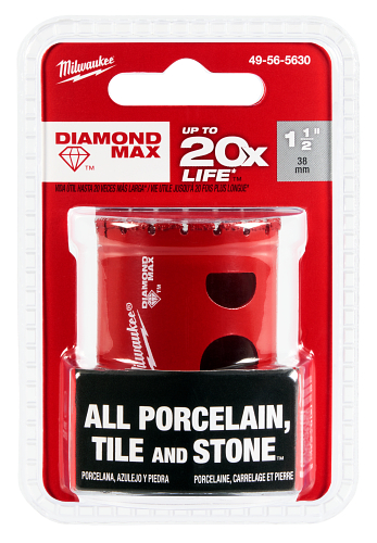 1-1/2" DIAMOND MAX Diamond Grit Hole Saw