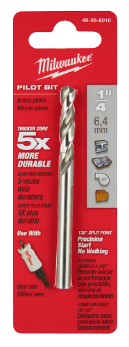 High Speed Steel Pilot Bit 1/4"x 3-1/2"