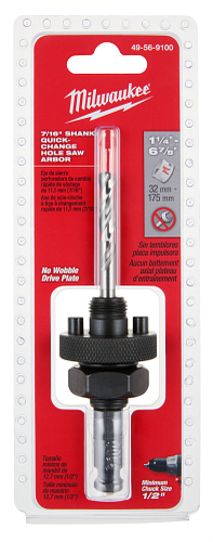 7/16" Shank Quick Change Hole Saw Arbor