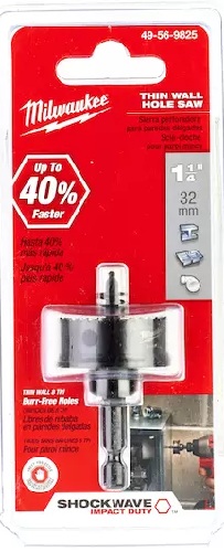 1-1/4" SHOCKWAVE Impact Thin Wall Hole Saw