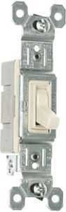 Legrand TradeMaster 660LAGU Grounding Toggle Switch, 15 A, 120 VAC, Thermoplastic Housing Material, 
