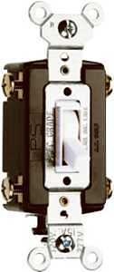 Legrand TradeMaster 664WGCC12 Toggle Switch, 15 A, 120 V, 4 -Position, Thermoplastic Housing Materia