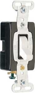 Pass & Seymour CS15AC1WCC8 Series Switch, Blue/White, 1-Poles, 15 A, 120/277 VAC, Side Wire Terminal