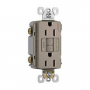 Legrand radiant Series 1597TRNICC4 GFCI Outlet, 125 V, 15 A, NEMA: NEMA 5-15R, Back and Side Wiring,